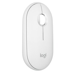 Logitech M350s Pebble 2 Bluetooth Kablosuz Mouse Beyaz – Sessiz, Taşınabilir ve Şık Tasarım - 1