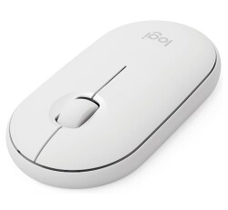 Logitech M350s Pebble 2 Bluetooth Kablosuz Mouse Beyaz – Sessiz, Taşınabilir ve Şık Tasarım - 2