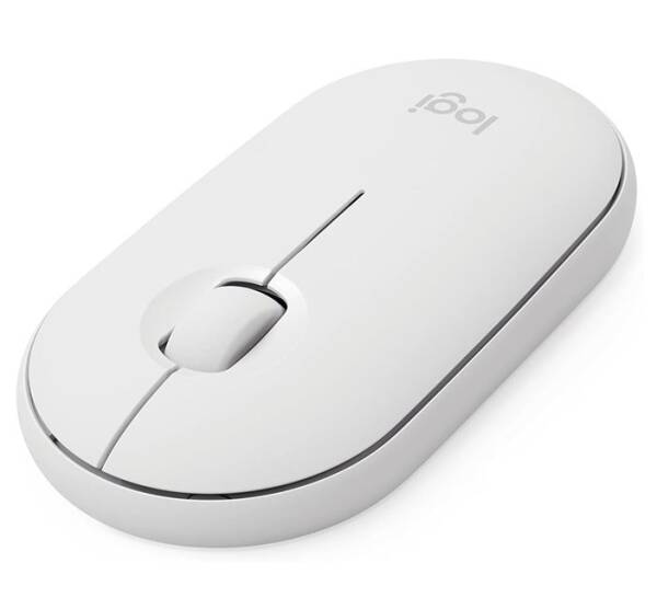 Logitech M350s Pebble 2 Bluetooth Kablosuz Mouse Beyaz – Sessiz, Taşınabilir ve Şık Tasarım - 2