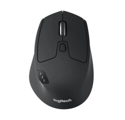 Logitech M720 Triathlon Bluetooth + USB Alıcı Kablosuz Mouse Siyah - 1