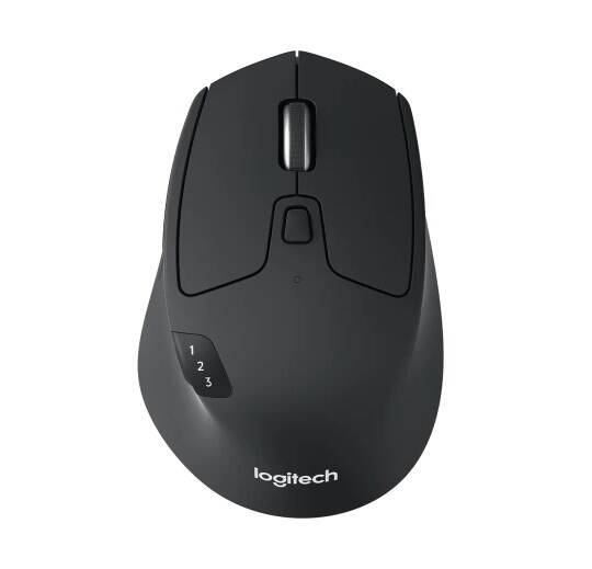 Logitech M720 Triathlon Bluetooth + USB Alıcı Kablosuz Mouse Siyah - 1