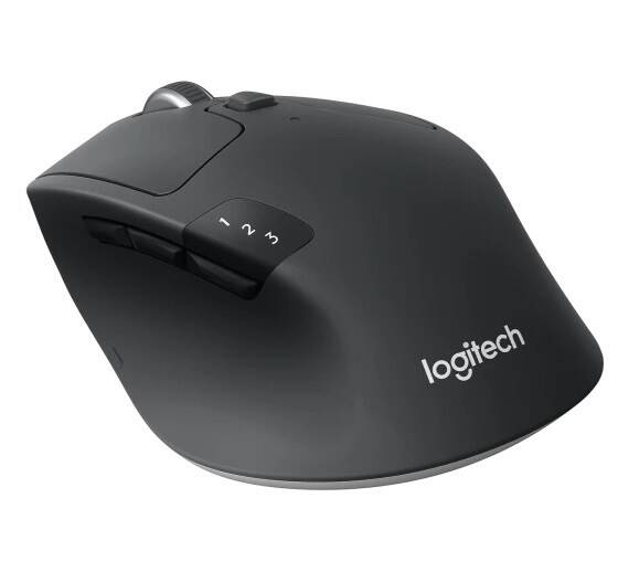 Logitech M720 Triathlon Bluetooth + USB Receiver Wireless Mouse Black - 2