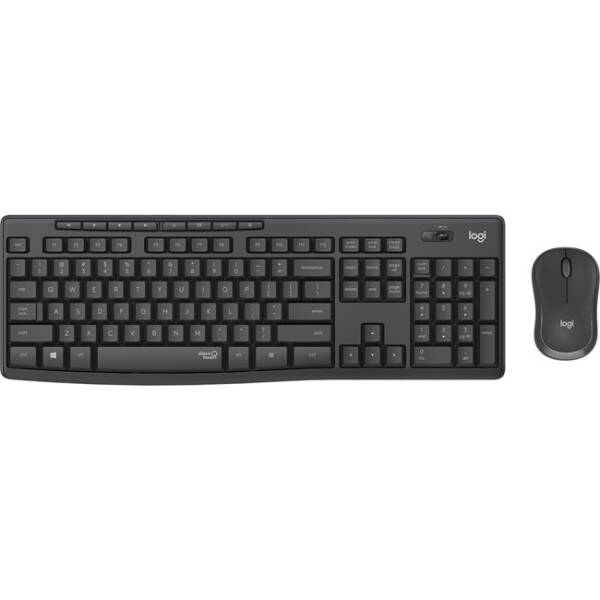 Logitech MK295 Kablosuz Klavye ve Mouse Set Siyah USB Alıcı Q Türkçe - 1