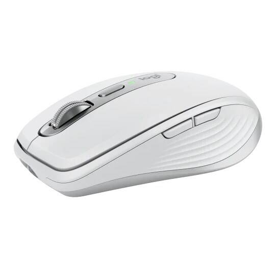 Logitech MX Anywhere 3S Beyaz – Şarj Edilebilir Kablosuz Bluetooth Mouse - 2