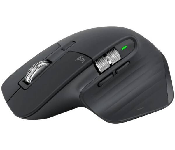 Logitech MX Master 3S Rechargeable Wireless Mouse Black – Large Size, Multi-Device Support - 2