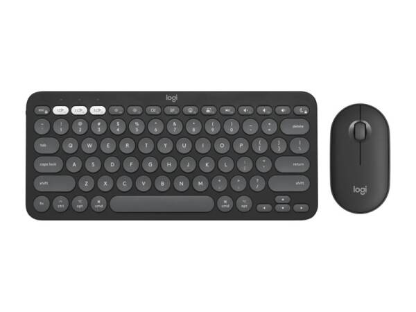 Logitech Pebble 2 Bluetooth Wireless Keyboard and Mouse Set - 1