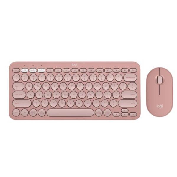 Logitech Pebble 2 Blutooth Set Pembe - 1