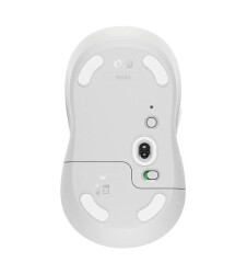 Logitech Signature M650 Bluetooth Kablosuz Mouse Beyaz-Gri – Orta Boy ve Ergonomik Tasarım - 3