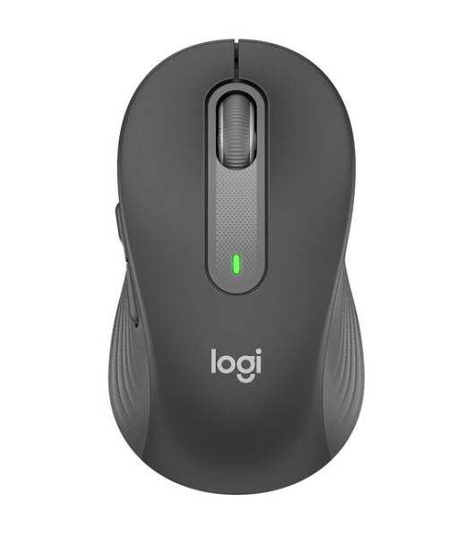 Logitech Signature M650 Bluetooth Kablosuz Mouse Siyah – Orta Boy, Ergonomik Tasarım - 1