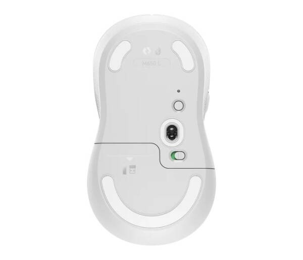 Logitech Signature M650 L Bluetooth Beyaz Mouse – Büyük Boy, Ergonomik ve Kablosuz - 3