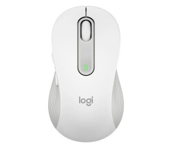 Logitech Signature M650 L Bluetooth White Mouse – Large Size, Ergonomic and Wireless - Logitech