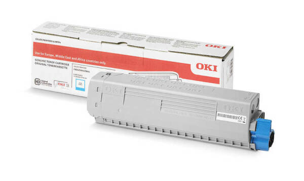 Oki 47095707 Mavi Orijinal Toner - 1