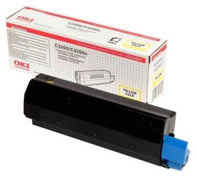 Oki C3200-43034813 Sarı Orjinal Toner