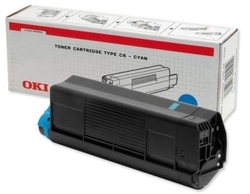 OKI - Oki C5100-42127490 Mavi Orjinal Toner