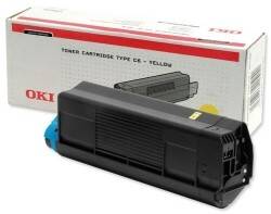 Oki C5200-42804566 Sarı Orjinal Toner