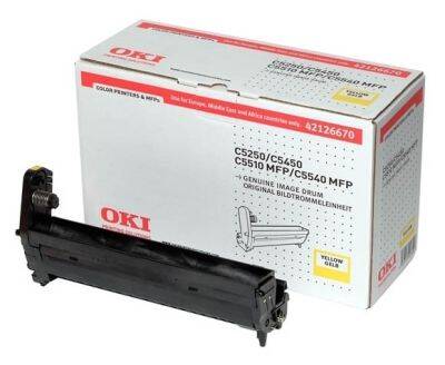 Oki C5250-42126670 Original Yellow Drum Unit - 1