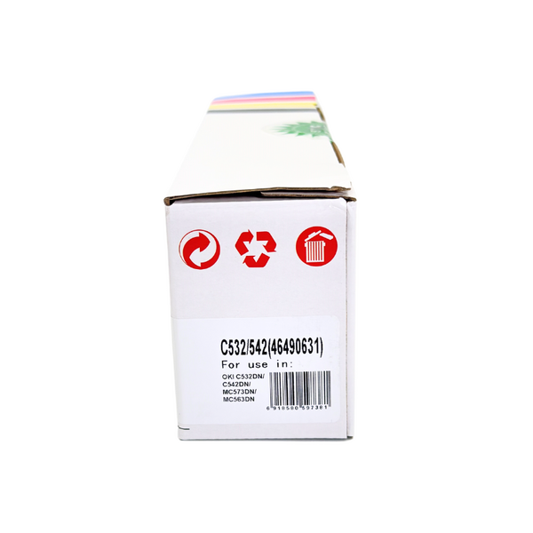 Oki C532-46490631 Cyan Compatible Toner High-Power - 3