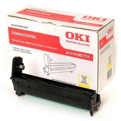 Oki C5550-43381721 Original Yellow Drum Unit - 1