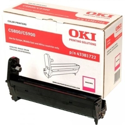 OKI - Oki C5550-43381722 Orjinal Kırmızı Drum Ünitesi