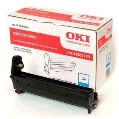 Oki C5550-43381723 Original Cyan Drum Unit - 1