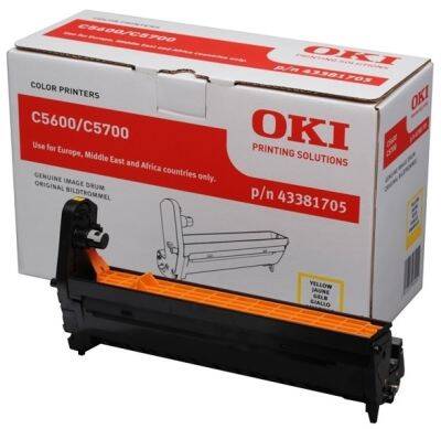 Oki C5600-43381705 Original Yellow Drum Unit - 1