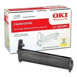 Oki C5650-43870005 Original Yellow Drum Unit - OKI