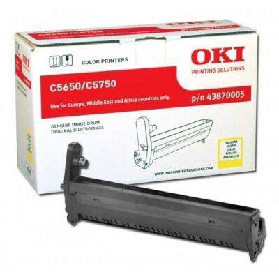 Oki C5650-43870005 Original Yellow Drum Unit - 1