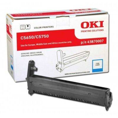 Oki C5650-43870007 Original Cyan Drum Unit - 1