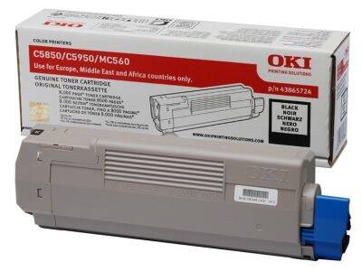 Oki C5850-43865744 Black Original Toner - 1
