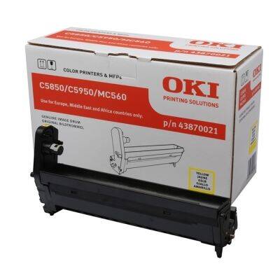 Oki C5850-43870021 Original Yellow Drum Unit - 1