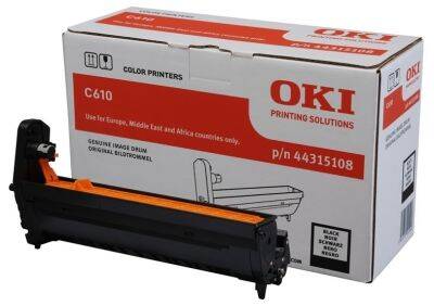 Oki C610-44315108 Original Black Drum Unit - 1