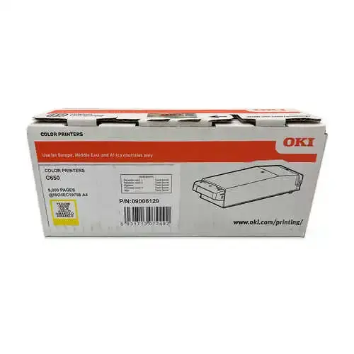 Oki C650-9006129 Sarı Orijinal Toner - 1