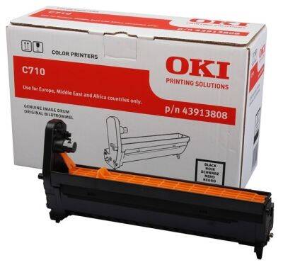 Oki C710-43913808 Original Black Drum Unit - 1