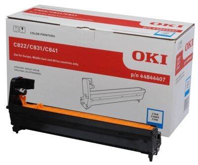 Oki C822-44844407 Original Cyan Drum Unit - 1