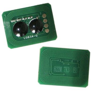 Oki C822-44844627 Cyan Toner Chip - 1