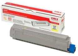 OKI - Oki C8600-43487721 Sarı Orjinal Toner