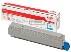 Oki C8600-43487723 Cyan Original Toner - OKI