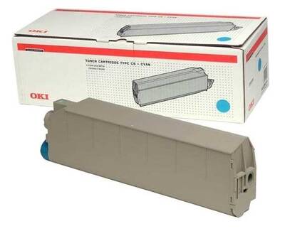 Oki C9300-41963677 Cyan Original Toner - 1