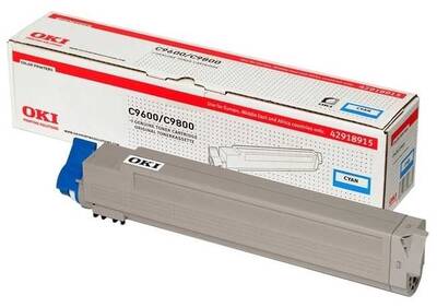 Oki C9600-42918963 Cyan Original Toner - 1