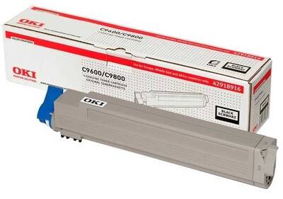 Oki C9600-42918964 Siyah Orjinal Toner