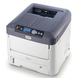 Oki Pro 7411WT 44205445 White Tonerli Neon Laser Printers - OKI