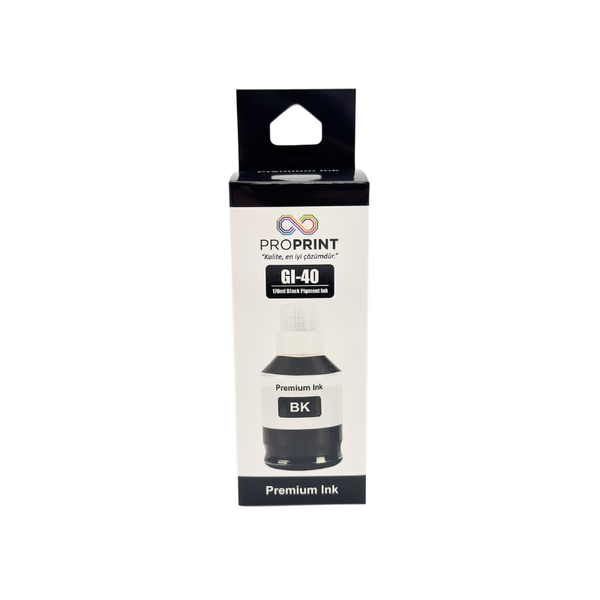 ProPrint Canon GI-40/3385C001 Black Compatible Ink 170 Ml - 1