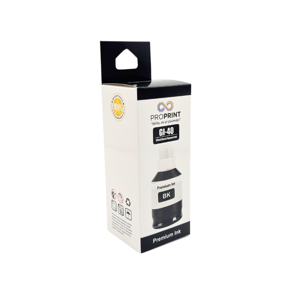 ProPrint Canon GI-40/3385C001 Black Compatible Ink 170 Ml - 2