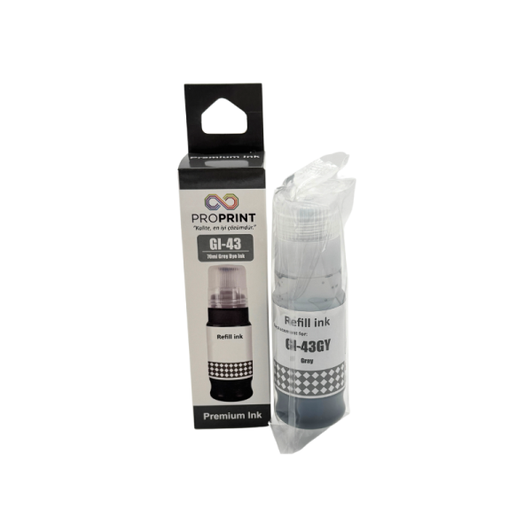 ProPrint Canon GI-43/4698C001 Gri Muadil Mürekkep 70 Ml - 1