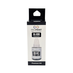 CANON - ProPrint Canon GI-490/0663C001 Siyah Muadil Mürekkep 135 Ml