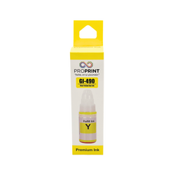 CANON - ProPrint Canon GI-490/0666C001 Sarı Muadil Mürekkep 70 Ml