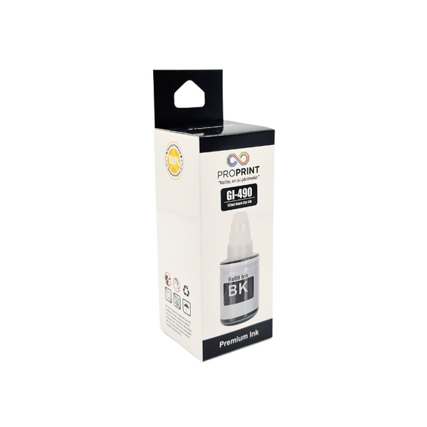 ProPrint Canon GI-490/0663C001 Black Compatible Ink 135 Ml - 2