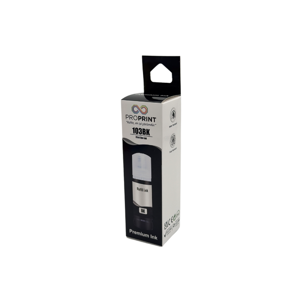 ProPrint Epson 103-C13T00S14A Black Compatible Ink 70 Ml - 3