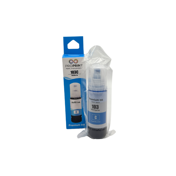 ProPrint Epson 103-C13T00S24A Cyan Compatible Ink 70 Ml - 5