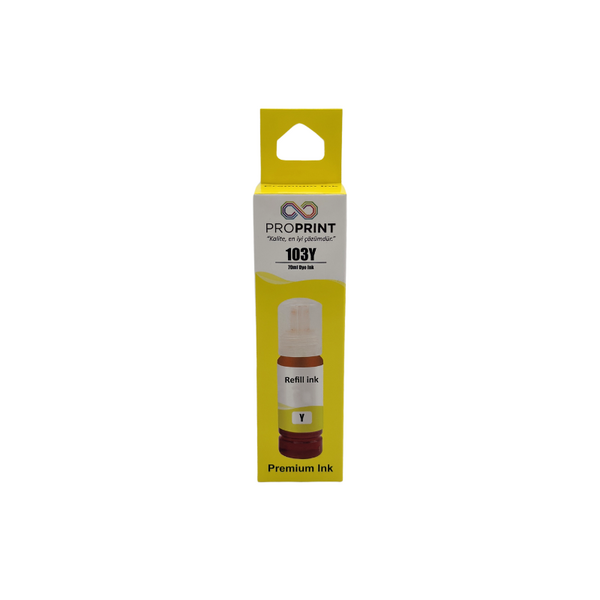 ProPrint Epson 103-C13T00S44A Yellow Compatible Ink 70 Ml - 1